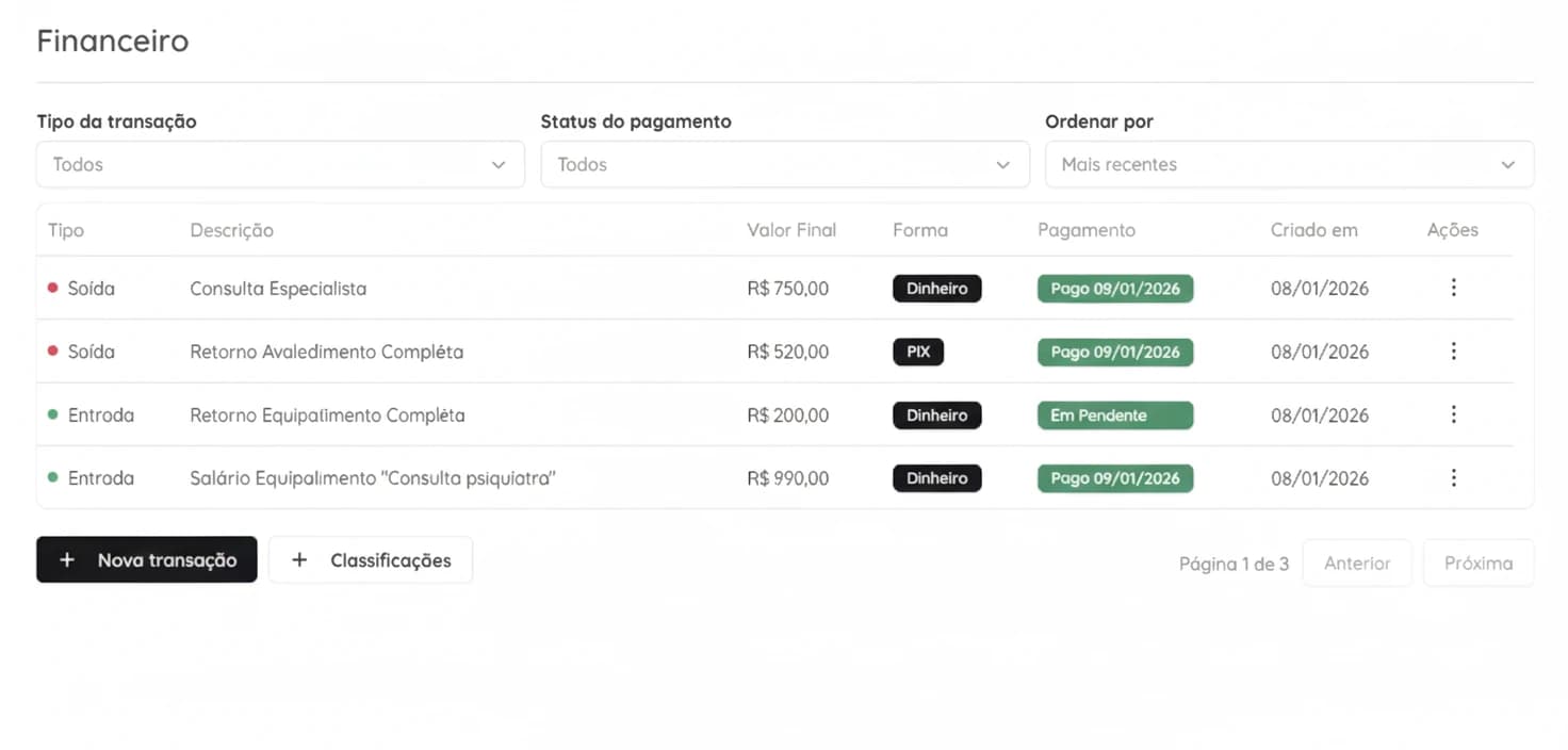 Gestão Financeira